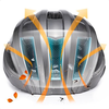 Rockbros ZK-013TI kerékpáros sisak univerzális méret 55-60 cm - Szürke - 1. kép
