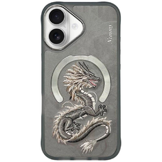 Nimmy Dragon MagSafe iPhone 16 tok - Szürke