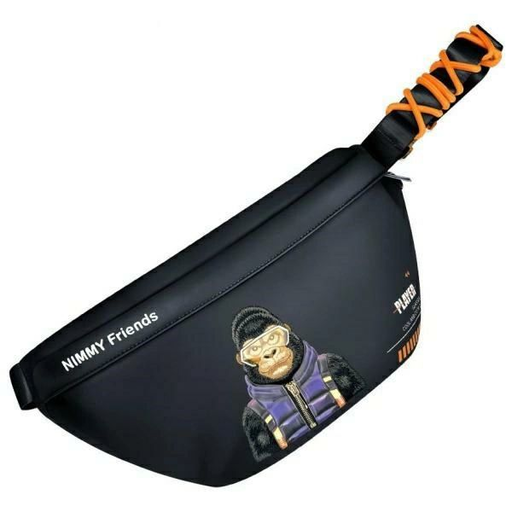 Nimmy Crossbody Cool&Cute 2.0 Gorilla Válltáska - Fekete