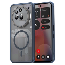  HaloFrost II MagSafe Techsuit - Navy Blue - Nothing Phone (3a) Pro számára. tok