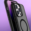 iPhone 15 Plus MagSafe tok - Techsuit - CarbonFuse - Fekete. - 1. kép
