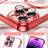 iPhone 14 Pro Techsuit - Luxus Kristály MagSafe - Piros. tok - 3. kép