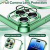 iPhone 14 Pro Techsuit - Luxus Kristály MagSafe - Világoszöld tok - 2. kép