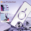 iPhone 13 - Luxus Crystal MagSafe tok - Light Purple - Techsuit - 1. kép