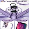iPhone 13 - Luxus Crystal MagSafe tok - Light Purple - Techsuit - 2. kép