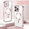 iPhone 13 Pro - Luxury Crystal MagSafe tok - Techsuit - rózsaszín - 1. kép