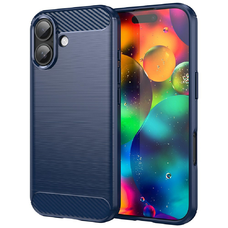 iPhone 17 - Techsuit - Karbonszilikon - Kék. tok