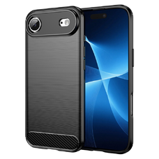 iPhone 17 Air - Techsuit - Carbon Silicone - Fekete. tok