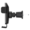 Wozinsky WEDZ-3Y8S clamp car holder with 15W inductive charger for phone on the air vent - black - 1. kép