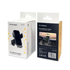 Wozinsky WEDZ-3Y8S clamp car holder with 15W inductive charger for phone on the air vent - black - 4. kép