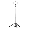Selfie stick WC1Y3S teleszkópos tripod 1,3 m telefontartóval - fekete - 0. kép