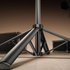 Selfie stick WH181D-Y1S 1.75m aluminum alloy telescopic tripod with dual lamp and phone holder - black - 2. kép