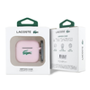 Lacoste Liquid Silicone Croc Logo tok AirPods 4-hez rózsaszín - 1. kép