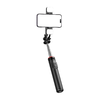 Selfie bot WC13YDS teleszkópos tripod 1,3m dupla lámpával és telefontartóval - fekete - 0. kép