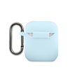 Lacoste Liquid Silicone Glossy Printing Logo Case for AirPods 1/2 Blue - 0. kép