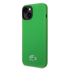 Lacoste Liquid Silicone Microfiber Croc Logo MagSafe tok iPhone 14-hez Zöld - 0. kép