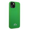 Lacoste Liquid Silicone Microfiber Croc Logo MagSafe tok iPhone 14-hez Zöld - 2. kép
