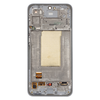 LCD kijelző + Érintőegység + Előlapi borítás Samsung A366B Galaxy A36 5G fehér (Service Pack) - 0. kép