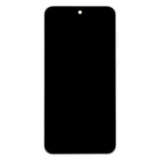 LCD kijelző + Érintőegység + Előlapi borítás Samsung A366B Galaxy A36 5G fehér (Service Pack)