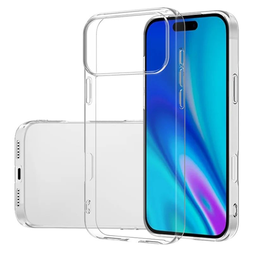 2 mm vékony átlátszó tok IPHONE 17 PRO MAX készülékhez tok