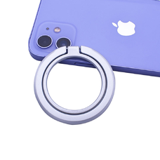 Techsuit - MagSafe Telefon Gyűrű (MPR3) - Kerek Alakú, Alumínium Ötvözet, 3M - Ezüst