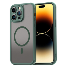 iPhone 14 Pro Max - Techsuit - HaloFrost II MagSafe - Zöld tok