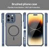 iPhone 14 Pro Max Techsuit - HaloFrost II MagSafe tok - Sötétkék. - 1. kép