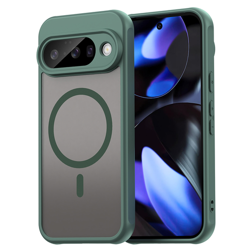 Techsuit - HaloFrost II MagSafe tok - Google Pixel 10 - Zöld. Techsuit - HaloFrost II MagSafe tok - Google Pixel 10 - Zöld.