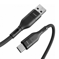 VEGER kábel USB A - Type C PD 5A 100W AC03 1,2 m fekete