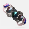 Ringke - Slim (2 darabos) - Apple Watch 10 42 mm - Átlátszó / Sötétszürke tok - 4. kép