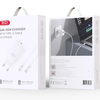 XO fali töltő CE16 PD 45W 1x USB-C 1x USB fehér + kábel USB-C - USB-C - 0. kép