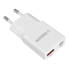 VEGER fali töltő USB A + USB C QC PD 30W 30W1A1C fehér - 0. kép