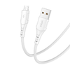 Vipfan Colorful X12 USB és Micro USB kábel, 3A, 1m (fehér) - 2. kép