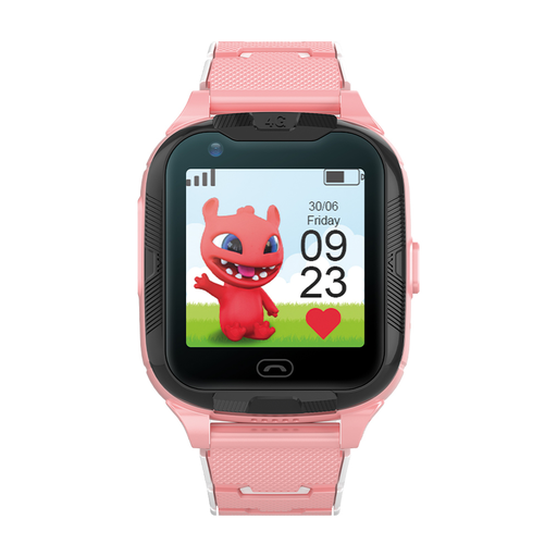 Maxlife okosóra 4G MXKW-350 rózsaszín GPS WiFi