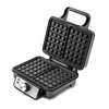 Huslog gofrisütő dupla nagyméret 1200W 23x16.5cm sütőlappal - 0. kép