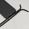 Techsuit - Keresztpántos nyakba akasztható tok - Oppo Reno8 T - Fekete. - 2. kép