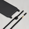 Techsuit - Keresztpántos nyakba akasztható tok - Oppo Reno8 T - Fekete. - 3. kép