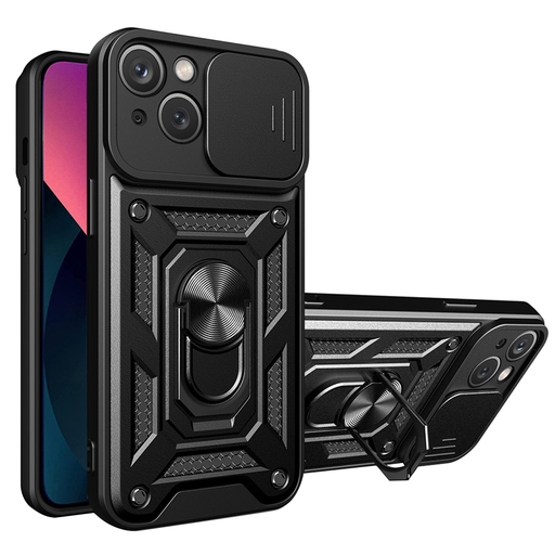 iPhone 14 - Techsuit - CamShield Sorozat - Fekete. tok