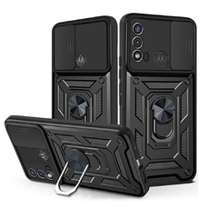 Motorola Moto E20 / E30 / E40 - CamShield sorozat - Techsuit - Fekete. tok