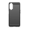Oppo A58 5G / A78 5G - Techsuit - Szénszálas Szilikon - Fekete tok - 0. kép