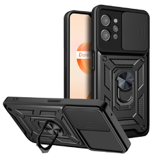 Realme C31 - Techsuit CamShield Széria - Fekete tok
