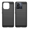 Xiaomi Redmi 12C - Techsuit - Szén-szilikon tok - Fekete - 0. kép