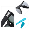 Napszemüveg UV-védelemmel - Techsuit Polarizált TR90 (TR7545) - Lila / Sárga / Rózsaszín. - 4. kép