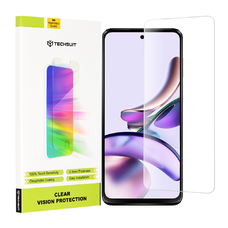 Átlátszó védőtok - Techsuit - Motorola Moto G13 / G23 / G53 számára üvegfólia