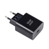 BLUE STAR utazó töltő Type C + Type C - Type C kábel PD QC4.0 3A 25W TFB-TC-25WPD fekete - 2. kép