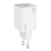 HOCO töltő USB A + Type C PD QC 3A 20W N41 fehér - 0. kép