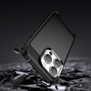 Carbon Case iPhone 14 Pro Max rugalmas gél hátlap fekete tok - 1. kép