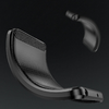 Carbon Case iPhone 14 Pro Max rugalmas gél hátlap fekete tok - 2. kép