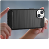 Carbon tok iPhone 14 Plus számára, rugalmas gél hátlap fekete - 3. kép