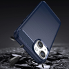 Carbon Case for iPhone 14 Plus flexible gel back cover blue - 1. kép